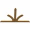 Ekena Millwork Richland Rough Sawn Timber Gable Bracket, Western Red Cedar, 96"W x 60"H x 2"D x 6"F, 15/12 Pitch GBW096X60X0206RIC00RWR - alternate 4